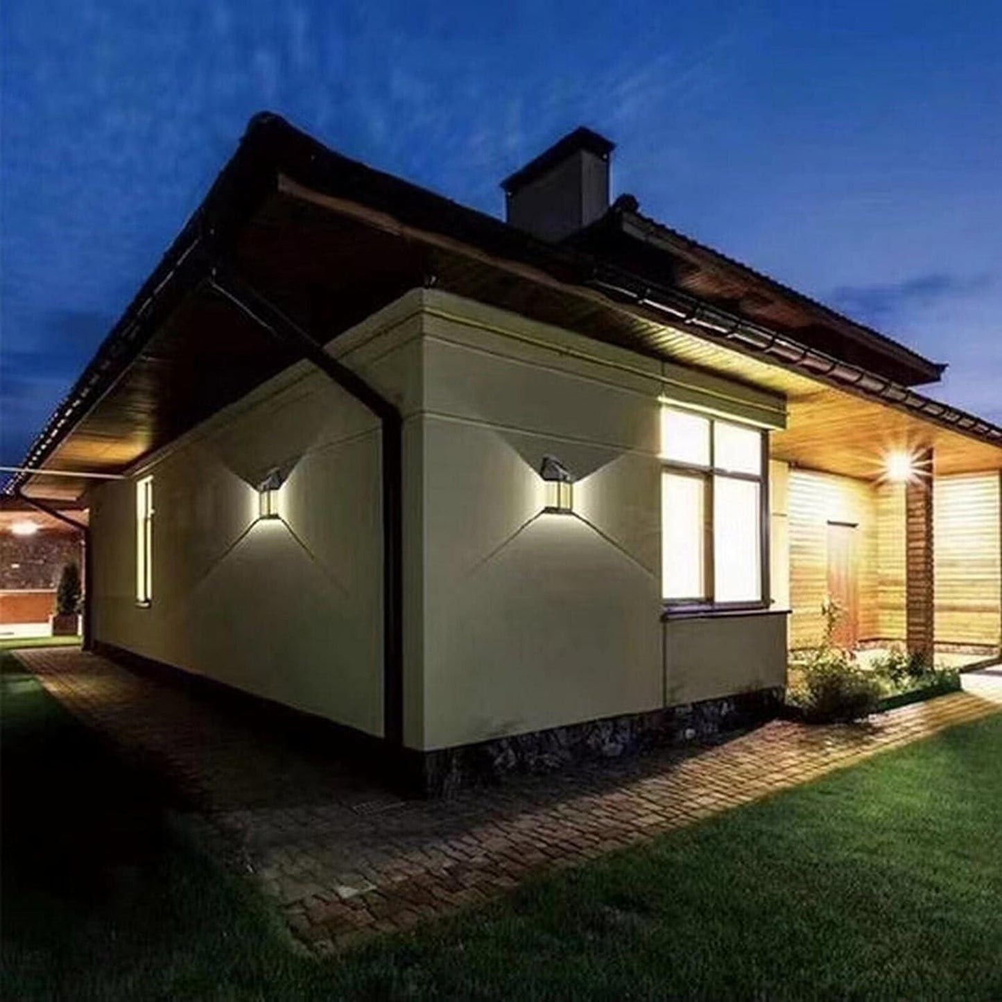 Solar Powered Motion Sensing Wall Lights