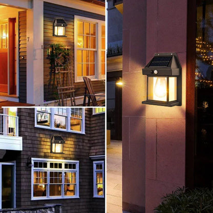 Solar Powered Motion Sensing Wall Lights